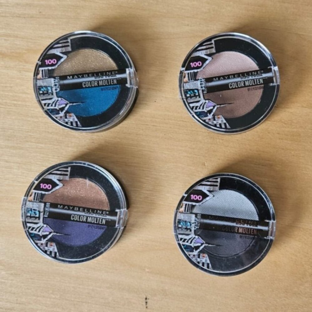 Get4 Maybelline Color Molten Eyeshadow Mix N Match 4 different shades NEW in BOX